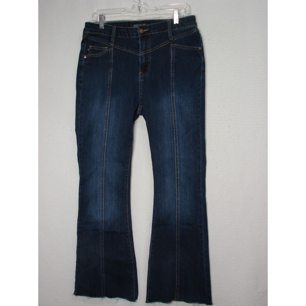 Judy Blue Jeans Carson City High Rise Front Seam Flare Fit Size 11/30 JB8897